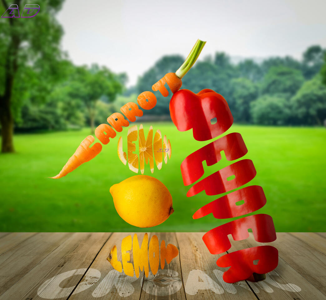 i made this poster for a brand called ORGANIC